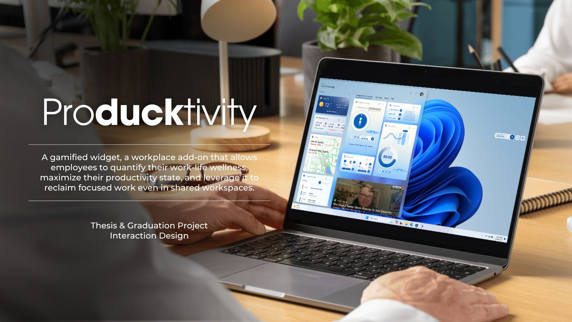 Producktivity, Workplace Wellbeing Widget hero